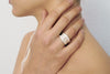 OLIO E ACETO Silver White Cave Ring OA08F11 POEA2